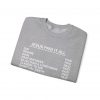 6575940873982048437_2048.jpeg "Jesus Paid It All" (Romans 6:23) Receipt of Grace Christian Faith Sweatshirt