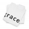 6581245890665374143_2048.jpeg "Grace" Minimalist Inspirational Christian Faith T-Shirt (White) (Heavy Cotton)