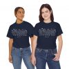 "Faith Over Fear" (Psalm 34) Floral Scripture Christian Faith T-Shirt (Heavy Cotton)