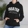 7199469002619607637_2048.jpeg "Created With A Purpose" (Ephesians 2:10) Christian Faith Scripture Hoodie