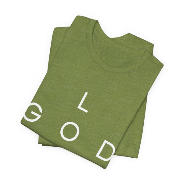 7337066768609642090_2048.jpeg "Love God/God Love" Minimal Christian Faith Cross T‑Shirt (Jersey Thin)