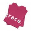 7365777289431590912_2048.jpeg "Grace" Minimalist Inspirational Christian Faith T-Shirt (Jersey Thin)