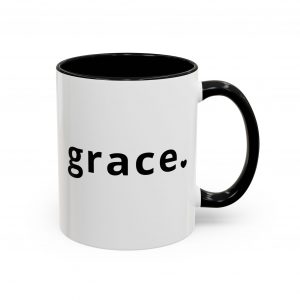 7386839624342630988_2048.jpeg "Grace" Minimalist Inspirational Christian Faith Ceramic Mug