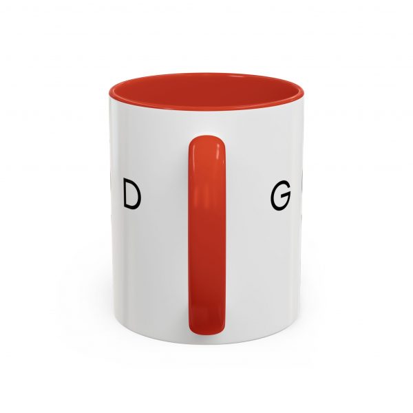 "Love God/God Love" Minimal Christian Faith Cross Ceramic Mug
