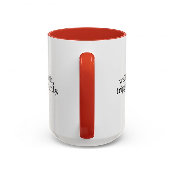 7581184637223660093_2048.jpeg "Walking by Faith Tripping Constantly" Christian Faith Mug