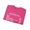 7610223078783874852_2048.jpeg "Jesus Paid It All" (Romans 6:23) Receipt of Grace Christian Faith Sweatshirt