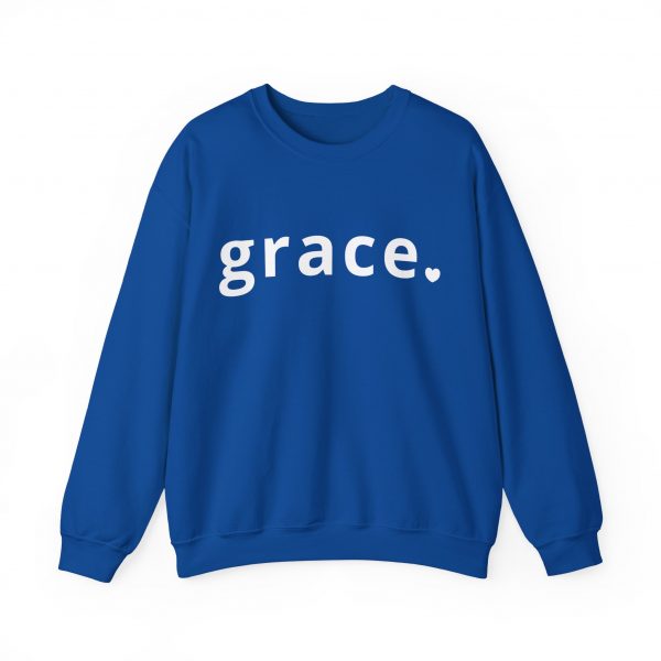 "Grace" Minimalist Inspirational Christian Faith Sweatshirt