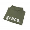 "Grace" Minimalist Inspirational Christian Faith Hoodie