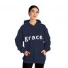 "Grace" Minimalist Inspirational Christian Faith Hoodie