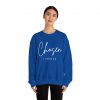 "Chosen" (1 Peter 2:9) Christian Faith Scripture Sweatshirt