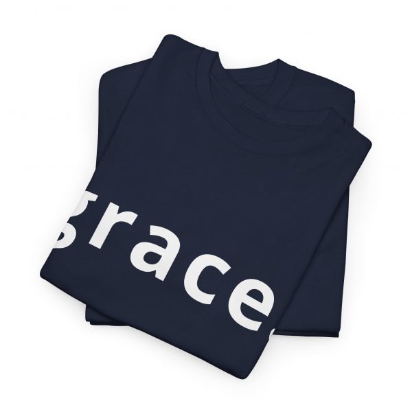 "Grace" Minimalist Inspirational Christian Faith T-Shirt (Heavy Cotton)