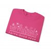 "Faith Over Fear" (Psalm 34) Floral Scripture Christian Faith Sweatshirt