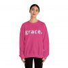 "Grace" Minimalist Inspirational Christian Faith Sweatshirt