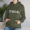 "Grace" Minimalist Inspirational Christian Faith Hoodie