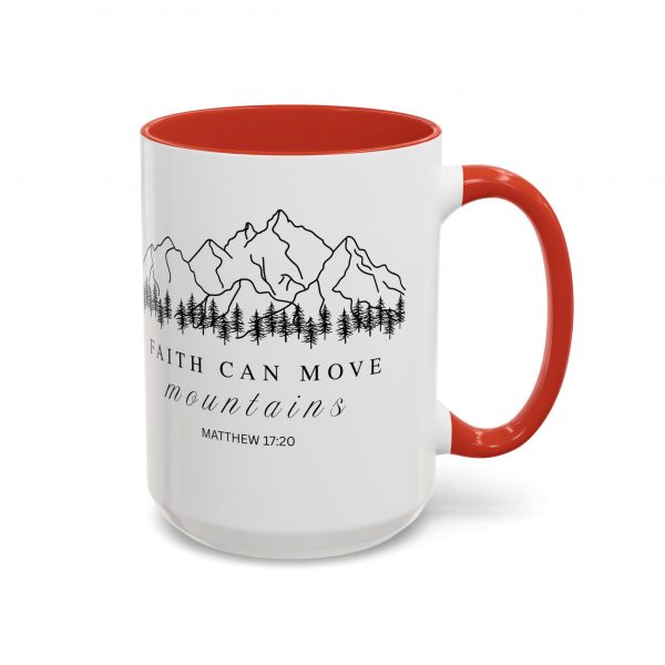 8944249465494153765_2048.jpeg "Faith Can Move Mountains" (Matthew 17:20) Accent Mug Christian Mountain Graphic