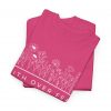 "Faith Over Fear" (Psalm 34) Floral Scripture Christian Faith T-Shirt (Heavy Cotton)