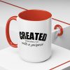 "Created With A Purpose" (Ephesians 2:10) Christian Faith Scripture Mug