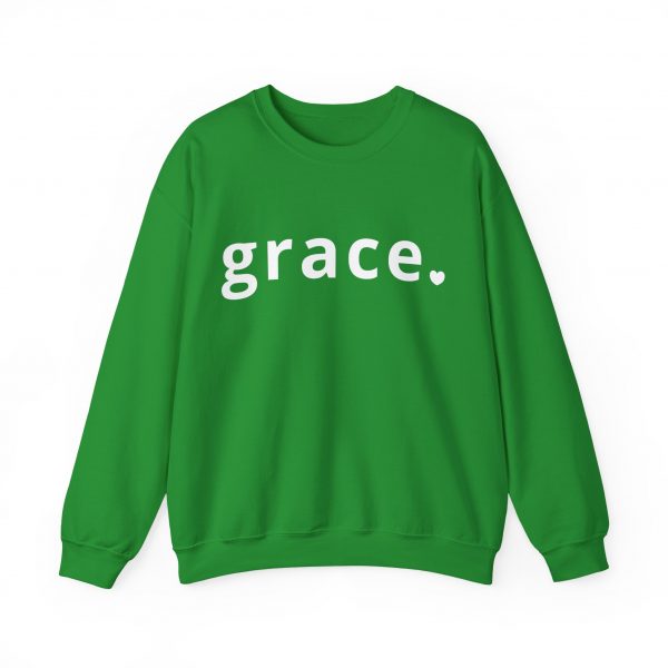 "Grace" Minimalist Inspirational Christian Faith Sweatshirt