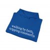 964129281488499846_2048.jpeg "Walking by Faith Tripping Constantly" Christian Faith Hoodie