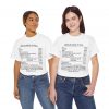 "Jesus Paid It All" (Romans 6:23) Receipt of Grace Christian Faith T-Shirt (White) (Heavy Cotton)
