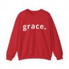 "Grace" Minimalist Inspirational Christian Faith Sweatshirt