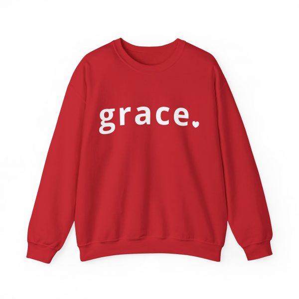 "Grace" Minimalist Inspirational Christian Faith Sweatshirt